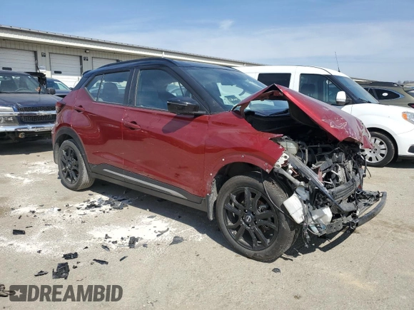 2023 Nissan Kicks SR with VIN 3N1CP5DV9PL532861, listed as a Copart auction lot 48720495 with 127,523 mi miles and Salvage Title. Bid and sale history available at carsss.com. Image 4.