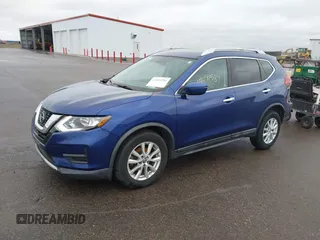 2018 Nissan Rogue SV with VIN KNMAT2MV8JP592365, listed as a IAAI auction lot 42081584 with 58,687 mi miles and . Bid and sale history available at DreamBid. Image 17.