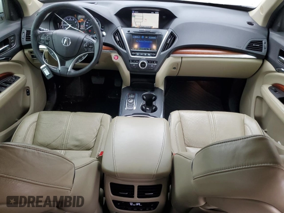 2017 Acura MDX w/Advance Pkg with VIN 5FRYD4H89HB014502, listed as a Copart auction lot 47107355 with 103,737 mi miles and Salvage Title. Bid and sale history available at carsss.com. Image 8.