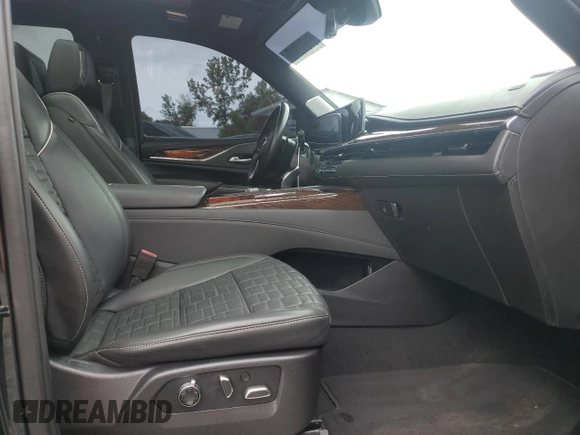 2021 Cadillac Escalade Sport Platinum with VIN 1GYS4GKL7MR338004, listed as a Copart auction lot 61612345 with 47,300 mi miles and Salvage title. Bid and sale history available at DreamBid. Image 13.