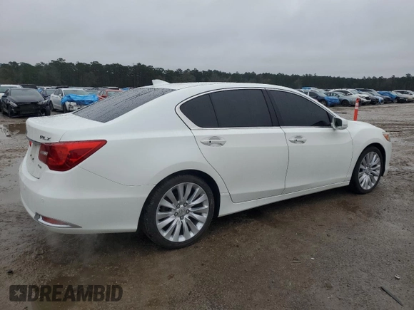 2014 Acura RLX Advance with VIN JH4KC1F98EC006189, listed as a Copart auction lot 86255644 with 105,123 mi miles and Salvage Title. Bid and sale history available at DreamBid. Image 3.