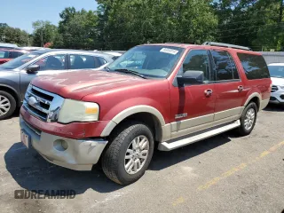 2007 Ford Expedition EL Eddie Bauer with VIN 1FMFK17557LA12743, listed as a Copart auction lot 66068014 with 0 mi miles and Clean Title. Bid and sale history available at carsss.com. Image 1.