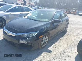2018 Honda Civic Sedan LX with VIN 19XFC2F56JE024358, listed as a IAAI auction lot 41775704 with 76,794 mi miles. Bid and sale history available at carsss.com. Image 2.