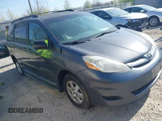 2007 Toyota Sienna CE with VIN 5TDZK23C97S078643, listed as a IAAI auction lot 41991258 with 133,313 mi miles. Bid and sale history available at carsss.com. Image 1.