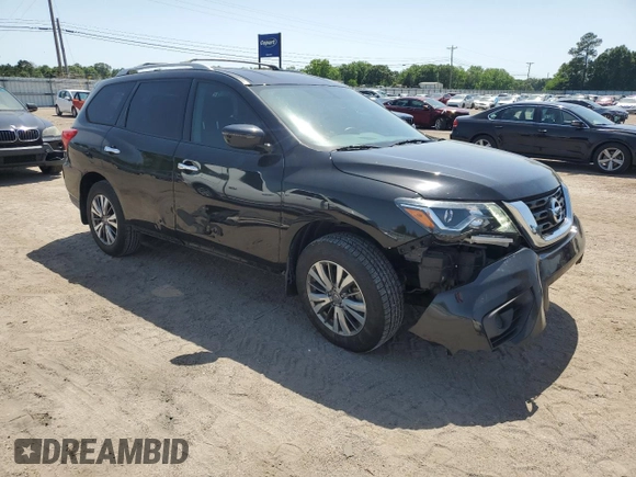 2020 Nissan Pathfinder S with VIN 5N1DR2AN3LC599553, listed as a Copart auction lot 57048435 with 71,541 mi miles and Salvage title. Bid and sale history available at DreamBid. Image 4.