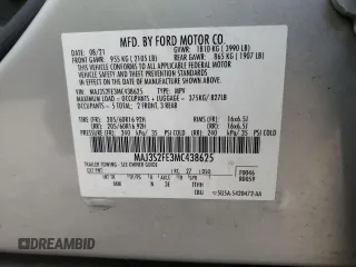 2021 Ford EcoSport S with VIN MAJ3S2FE3MC438625, listed as a Copart auction lot 85929604 with 49,158 mi miles and Salvage Title. Bid and sale history available at DreamBid. Image 13.
