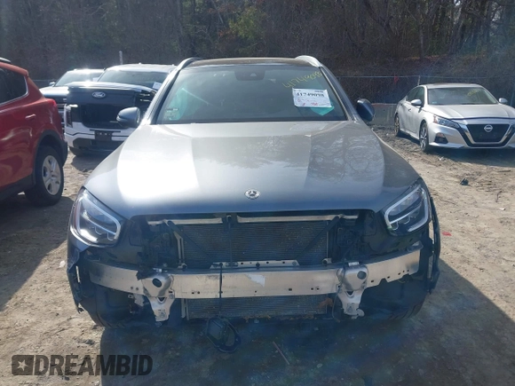 2022 Mercedes-Benz GLC 300 with VIN W1N0G8EBXNV333958, listed as a IAAI auction lot 41749098 with 45,935 mi miles and . Bid and sale history available at DreamBid. Image 12.