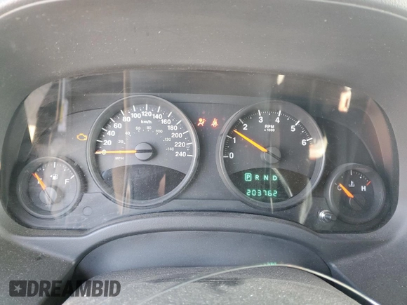 2010 Jeep Patriot Sport with VIN 1J4NF2GB8AD519311, listed as a Copart auction lot 53799085 with 203,762 mi miles and Salvage Title. Bid and sale history available at carsss.com. Image 9.