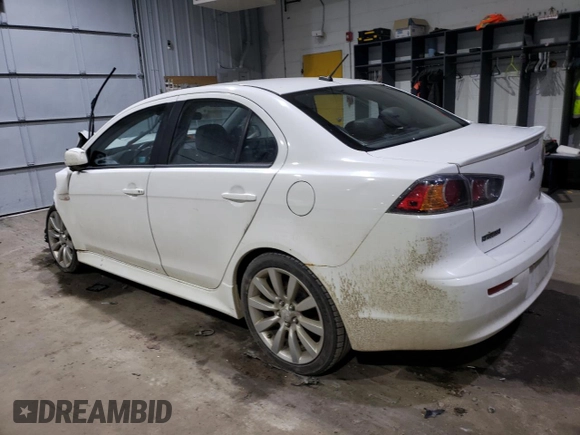 2011 Mitsubishi Lancer GTS with VIN JA32U8FW2BU036760, listed as a Copart auction lot 85325604 with 208,230 mi miles and Salvage Title. Bid and sale history available at carsss.com. Image 2.