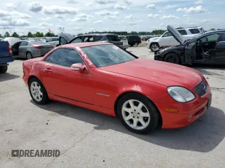 2003 Mercedes-Benz SLK 230 Kompressor with VIN WDBKK49F93F278588, listed as a Copart auction lot 58633785 with 82,409 mi miles and Salvage title. Bid and sale history available at DreamBid. Image 4.