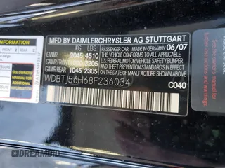2008 Mercedes-Benz CLK 350 with VIN WDBTJ56H68F236034, listed as a Copart auction lot 88163635 with 156,478 mi miles and Salvage title. Bid and sale history available at DreamBid. Image 12.