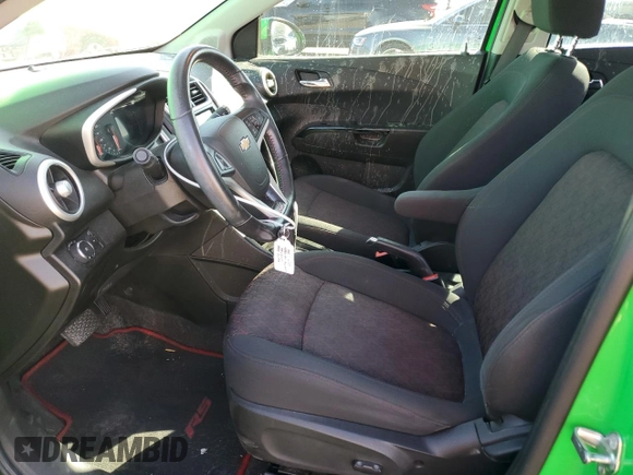 2017 Chevrolet Sonic LT with VIN 1G1JD6SB7H4147939, listed as a Copart auction lot 49696595 with 54,585 mi miles and Salvage Title. Bid and sale history available at carsss.com. Image 7.