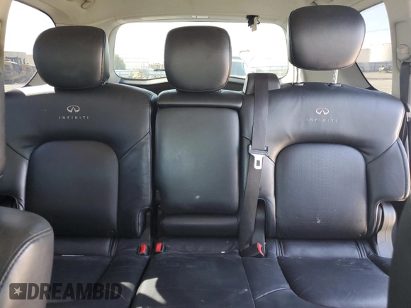 2012 Infiniti QX56 8-passenger with VIN JN8AZ2ND8C9715856, listed as a Copart auction lot 49471125 with 125,346 mi miles and Salvage title. Bid and sale history available at DreamBid. Image 10.