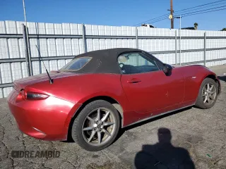 2017 Mazda MX-5 Miata Sport with VIN JM1NDAB78H0124135, listed as a Copart auction lot 88089415 with 145,338 mi miles and Salvage title. Bid and sale history available at DreamBid. Image 3.