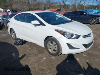 2015 Hyundai Elantra SE with VIN 5NPDH4AE4FH556688, listed as a IAAI auction lot 41460170 with 113,407 mi miles. Bid and sale history available at carsss.com. Image 1.