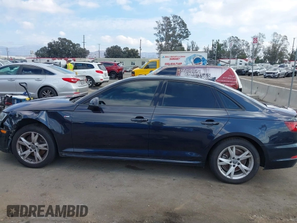 2018 Audi A4 Premium with VIN WAUKMAF42JA146373, listed as a IAAI auction lot 41276588 with 107,063 mi miles. Bid and sale history available at carsss.com. Image 13.