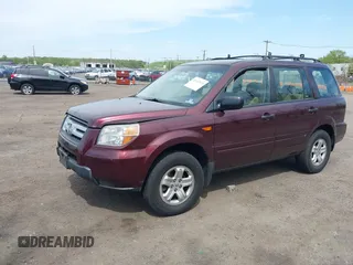 2007 Honda Pilot LX with VIN 5FNYF18107B016599, listed as a IAAI auction lot 42142933 with 186,442 mi miles and . Bid and sale history available at carsss.com. Image 2.