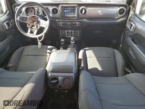2018 Jeep Wrangler Unlimited Sahara z VIN 1C4HJXEG6JW174944, wystawiony jako Copart lot #54786595 z przebiegiem 81 782 mil mil oraz Szkoda całkowita • Salvage title. Historia ofert i sprzedaży dostępna na DreamBid. Obrazek 8.