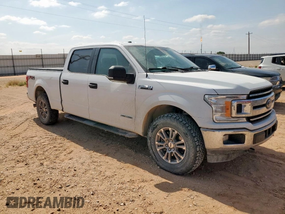 2018 Ford F-150 XL with VIN 1FTFW1E1XJFE49846, listed as a Copart auction lot 58784505 with 163,351 mi miles and Clean title. Bid and sale history available at DreamBid. Image 4.