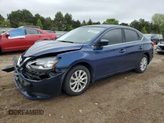 2018 Nissan Sentra SV z VIN 3N1AB7AP0JL624469, wystawiony jako Copart lot #55520425 z przebiegiem 54 779 mil mil oraz Szkoda całkowita • Salvage title. Historia ofert i sprzedaży dostępna na DreamBid. Obrazek 1.