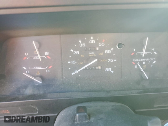 1990 Ford Ranger Splash with VIN 1FTCR10AXLUC22575, listed as a Copart auction lot 78696144 with 46,948 mi miles and Salvage Title. Bid and sale history available at DreamBid. Image 9.