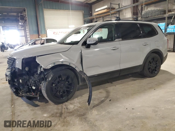 2021 Kia Telluride EX with VIN 5XYP3DHC9MG155318, listed as a Copart auction lot 55948985 with 70,836 mi miles and Salvage title. Bid and sale history available at DreamBid. Image 1.