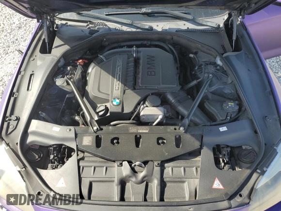 2013 BMW 6 Series 640i with VIN WBA6A0C58DDZ03250, listed as a Copart auction lot 52081974 with 146,345 mi miles and Salvage Title. Bid and sale history available at DreamBid. Image 12.