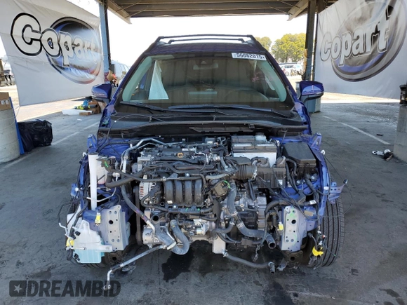2022 Toyota Corolla Cross LE with VIN 7MUCAAAG6NV021103, listed as a Copart auction lot 56882015 with 21,769 mi miles and Salvage title. Bid and sale history available at DreamBid. Image 5.