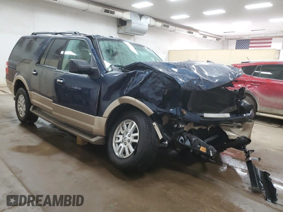 2014 Ford Expedition Max XLT z VIN 1FMJK1J59EEF03286, wystawiony jako Copart lot #55108955 z przebiegiem 154 833 mil mil oraz Czysty tytuł • Clean title. Historia ofert i sprzedaży dostępna na DreamBid. Obrazek 4.