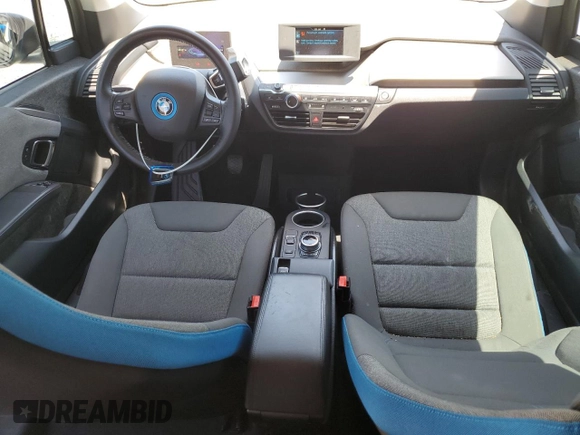 2017 BMW i3 with VIN WBY1Z8C51HV889551, listed as a Copart auction lot 57327875 with 65,437 mi miles and Salvage title. Bid and sale history available at DreamBid. Image 8.