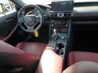 2022 Lexus IS with VIN JTHDA1D25N5120403, listed as a Copart auction lot 46467625 with 43,299 mi miles and Salvage Title. Bid and sale history available at carsss.com. Image 8.