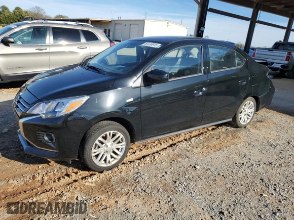 2023 Mitsubishi Mirage ES z VIN ML32FUFJ9PHF02053, wystawiony jako Copart lot #50418915 z przebiegiem 22 613 mil mil oraz Szkoda całkowita • Salvage title. Historia ofert i sprzedaży dostępna na DreamBid. Obrazek 1.