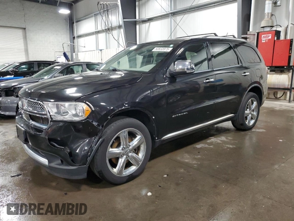 2012 Dodge Durango Citadel z VIN 1C4RDJEG4CC170002, wystawiony jako Copart lot #50833975 z przebiegiem 215 139 mil mil oraz Szkoda całkowita • Salvage title. Historia ofert i sprzedaży dostępna na DreamBid. Obrazek 1.