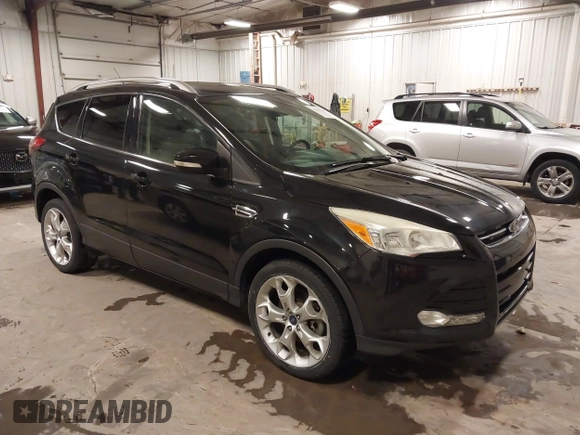 2014 Ford Escape Titanium with VIN 1FMCU9J95EUD85537, listed as a IAAI auction lot 41472236 with 154,796 mi miles. Bid and sale history available at carsss.com. Image 1.