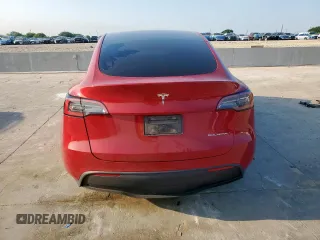 2023 Tesla Model Y Long Range z VIN 7SAYGDEE8PA138780, wystawiony jako Copart lot #53294385 z przebiegiem 137 496 mil mil oraz Szkoda całkowita • Salvage title. Historia ofert i sprzedaży dostępna na DreamBid. Obrazek 6.
