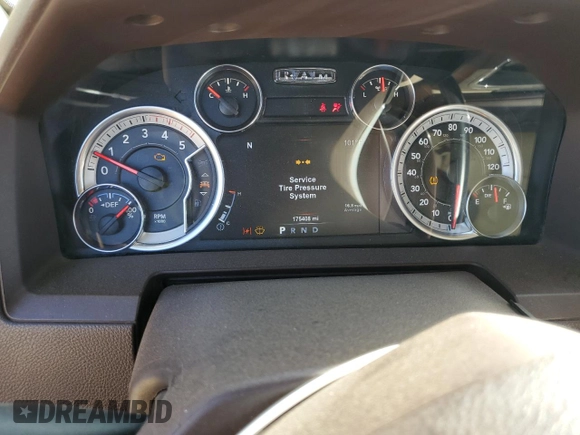 2018 Ram 2500 Laramie with VIN 3C6UR5FL9JG257474, listed as a Copart auction lot 50807725 with 175,408 mi miles and Salvage title. Bid and sale history available at DreamBid. Image 9.