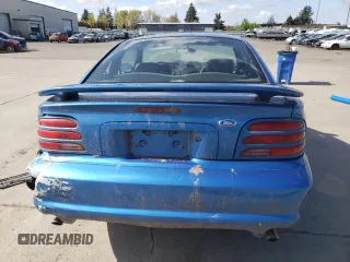 1995 Ford Mustang GT with VIN 1FALP42T1SF201743, listed as a Copart auction lot 49738905 with 187,644 mi miles and Salvage title. Bid and sale history available at DreamBid. Image 6.