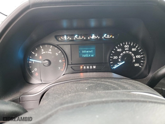 2019 Ford F-150 XL with VIN 1FTMF1C59KKD92917, listed as a Copart auction lot 52052585 with 73,251 mi miles and Salvage Title. Bid and sale history available at carsss.com. Image 9.