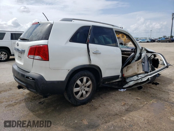 2012 Kia Sorento LX with VIN 5XYKT4A29CG262282, listed as a Copart auction lot 60324863 with 319,140 mi miles and Non Repairable. Bid and sale history available at carsss.com. Image 3.