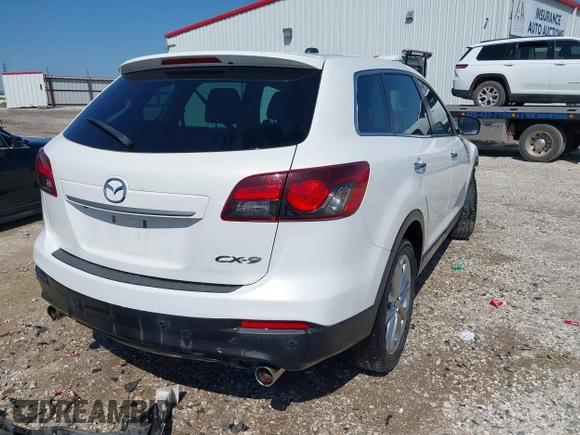 2013 Mazda CX-9 Grand Touring with VIN JM3TB2DA3D0403697, listed as a IAAI auction lot 41976262 with 127,117 mi miles and . Bid and sale history available at DreamBid. Image 4.