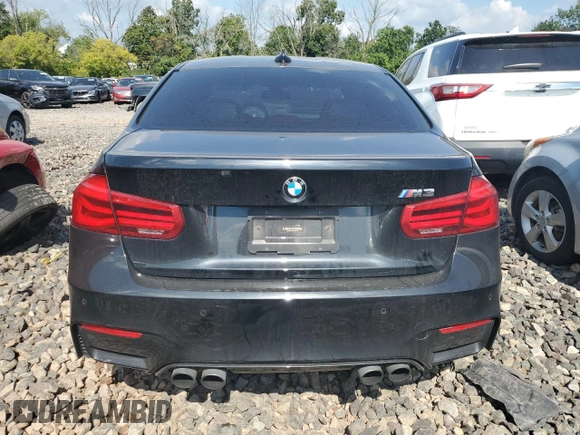 2017 BMW M3 with VIN WBS8M9C32H5G85663, listed as a Copart auction lot 66671733 with 99,140 mi miles. Bid and sale history available at carsss.com. Image 6.