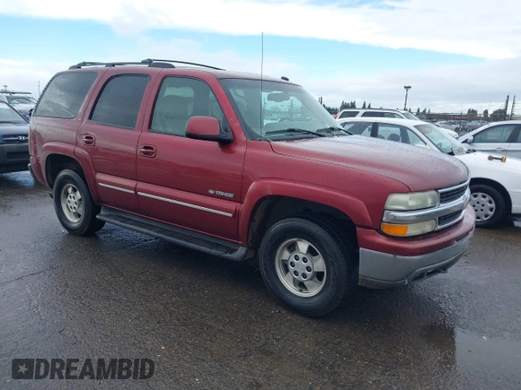 2002 Chevrolet Tahoe LS with VIN 1GNEK13T92J312155, listed as a IAAI auction lot 41580792 with 338,511 mi miles and . Bid and sale history available at DreamBid. Image 1.