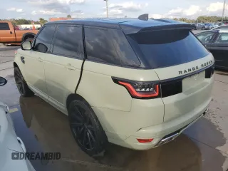 2022 Land Rover Range Rover Sport SVR with VIN SALWZ2RE0NA216483, listed as a Copart auction lot 73720854 with Not Provided miles and Non Repairable. Bid and sale history available at DreamBid. Image 2.