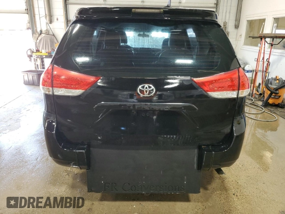 2014 Toyota Sienna L with VIN 5TDZK3DC6ES470318, listed as a Copart auction lot 45523325 with 175,316 mi miles and Salvage Title. Bid and sale history available at carsss.com. Image 6.