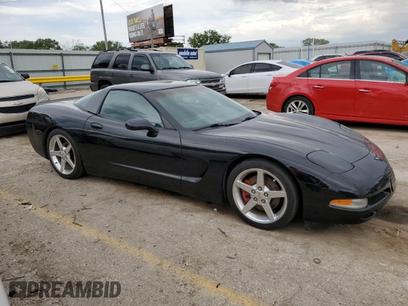 2004 Chevrolet Corvette with VIN 1G1YY22G345126176, listed as a Copart auction lot 58344684 with 0 mi miles and Salvage Title. Bid and sale history available at carsss.com. Image 4.