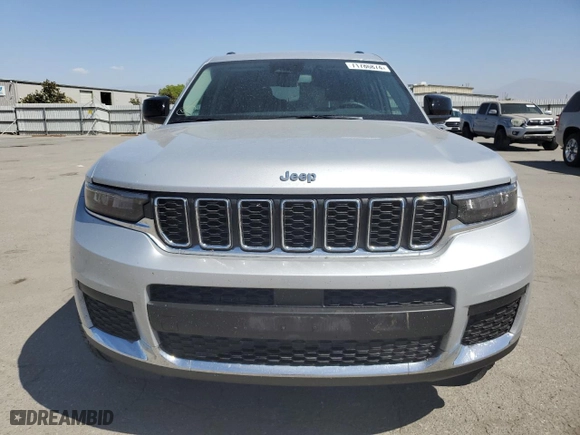 2021 Jeep Grand Cherokee L Laredo with VIN 1C4RJKAG6M8165411, listed as a Copart auction lot 71786874 with 15,075 mi miles and Salvage Title. Bid and sale history available at carsss.com. Image 5.