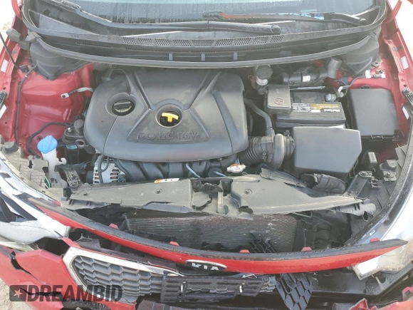 2016 Kia Forte LX with VIN KNAFK4A62G5466604, listed as a Copart auction lot 46721115 with 63,062 mi miles and Salvage Title. Bid and sale history available at carsss.com. Image 11.