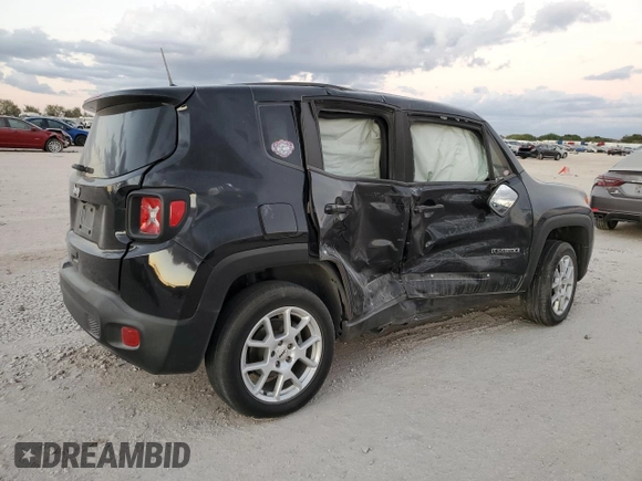 2023 Jeep Renegade Latitude with VIN ZACNJDB12PPP40537, listed as a Copart auction lot 78313544 with Not Provided miles and Salvage Title. Bid and sale history available at carsss.com. Image 3.