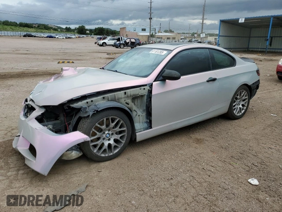 2007 BMW 3 Series 335i with VIN WBAWB73587P034853, listed as a Copart auction lot 61181285 with 108,147 mi miles and Salvage title. Bid and sale history available at DreamBid. Image 1.