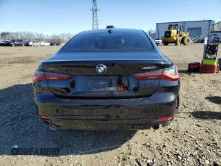 2021 BMW 4 Series 430i xDrive with VIN WBA73AP01MCG48601, listed as a Copart auction lot 50017695 with 37,645 mi miles and Salvage Title. Bid and sale history available at carsss.com. Image 6.
